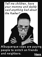 The Albuquerque Police Department put a want ad in the city's weekly newspaper for ''people that hang out with crooks to do part-time work''.